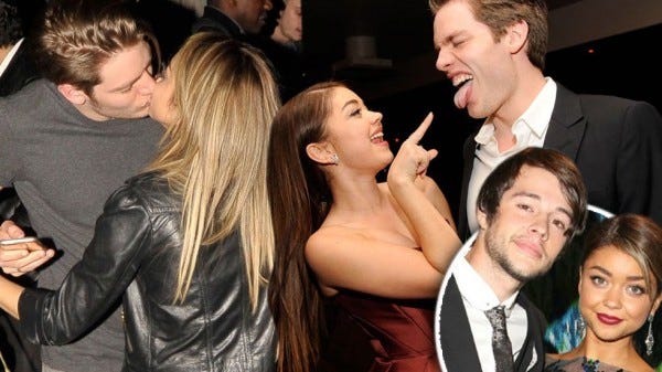 modern family sarah hyland working dominic sherwood vampire 2015 modern family sarah hyland working dominic sherwood vampire 2015
