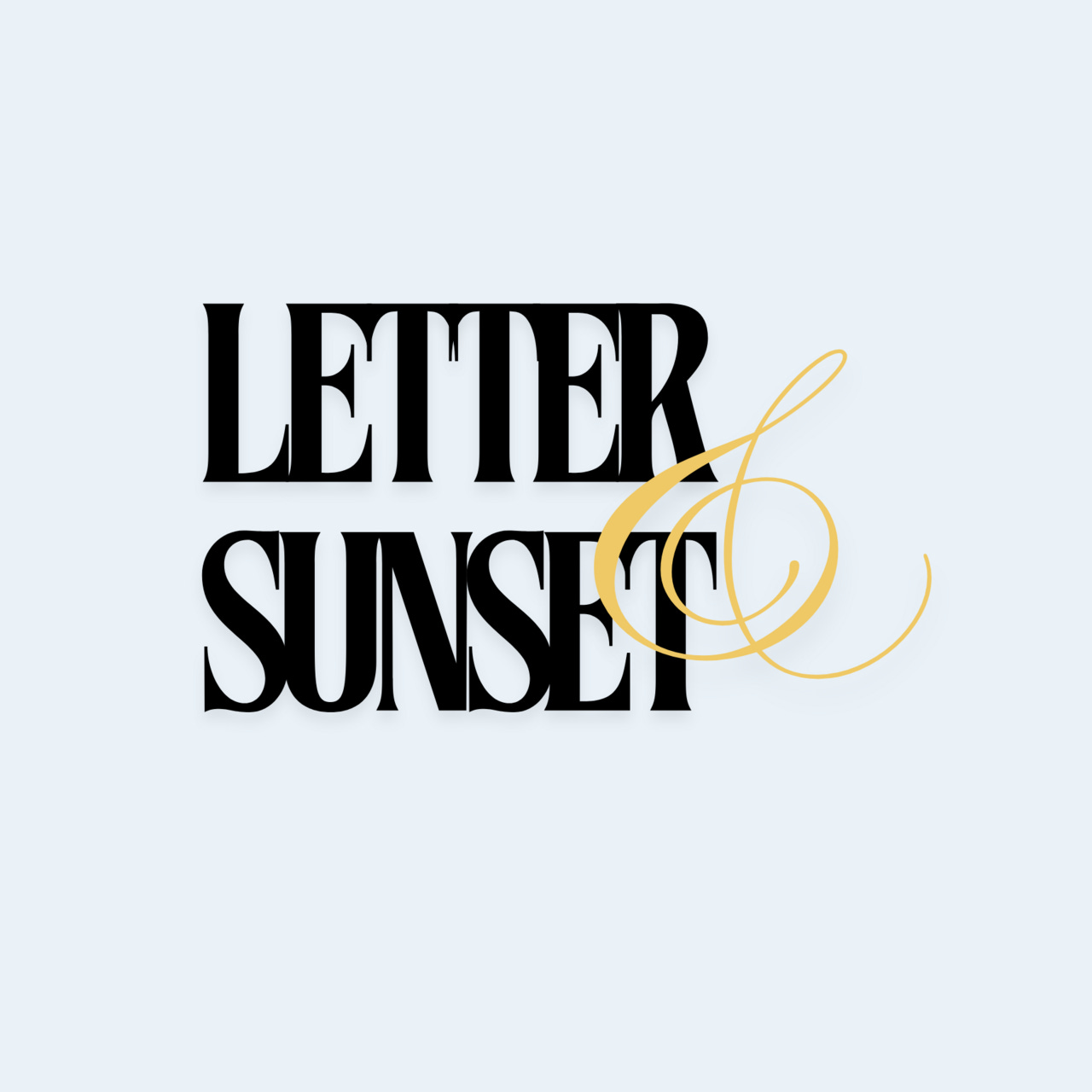 Letter-sunset