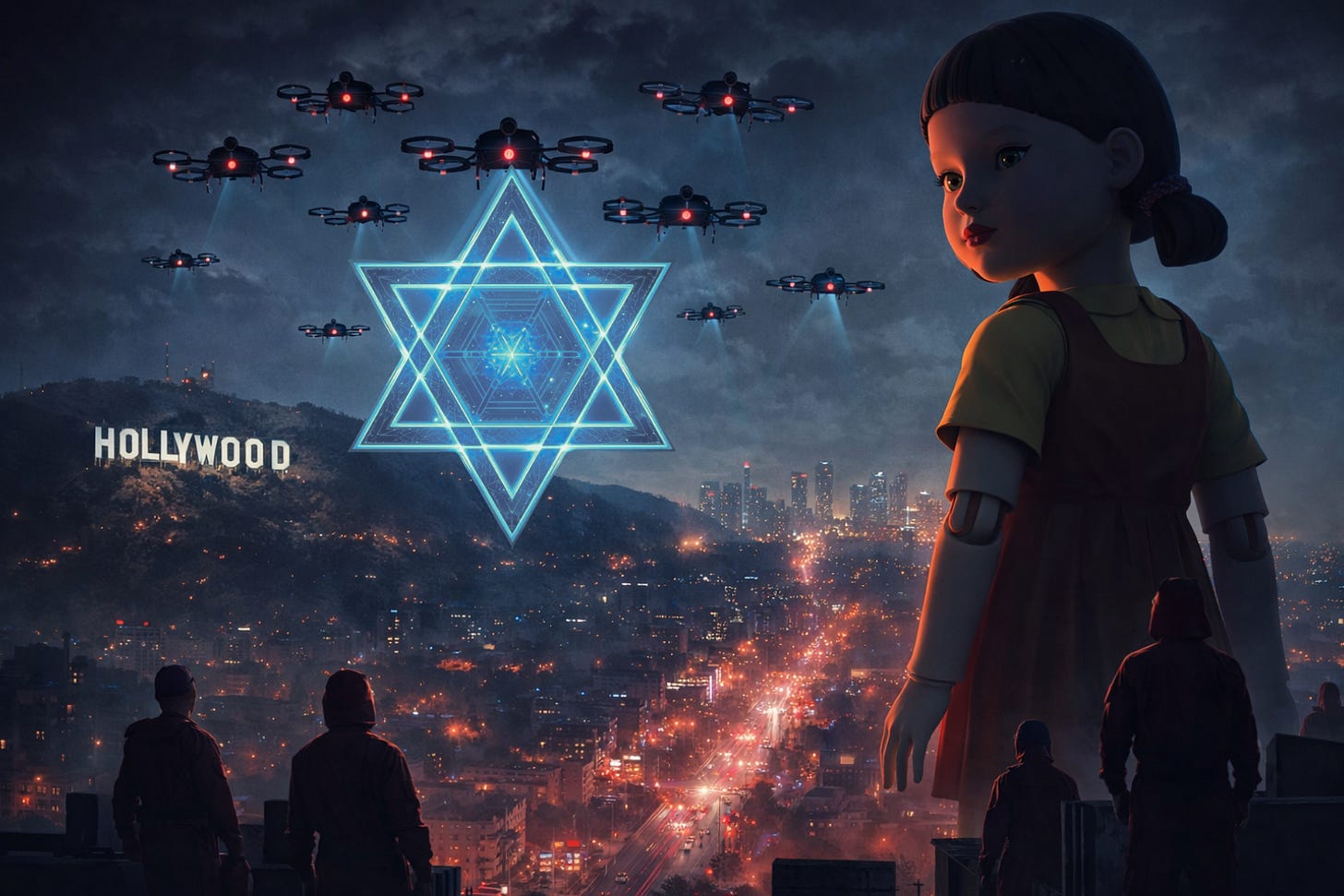 From Gaza to Hollywood: Israeli military drones and AI surveillance systems, battle-tested on Palestinian civilians, now hover at the center of a growing debate about whether the same technologies are quietly entering American airspace.