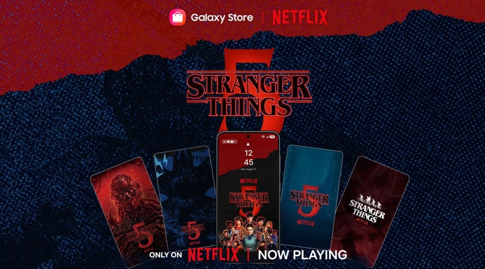 Samsung and Netflix announce Stranger Things Galaxy wallpapers and themes, and it’s easy to get them