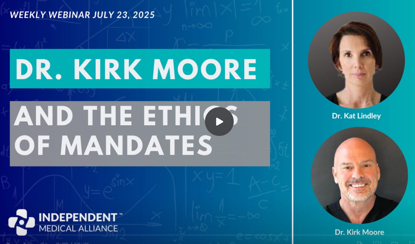 Dr. Kirk Moore and the Ethics of Mandates.