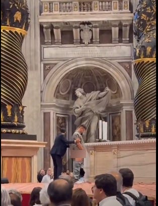 Man Strips Naked, Pees on ‘Altar of Confession’ At St. Peter’s Basilica