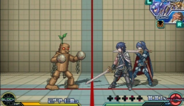 Project X-Zone 2 screenshot featuring Fire Emblem characters