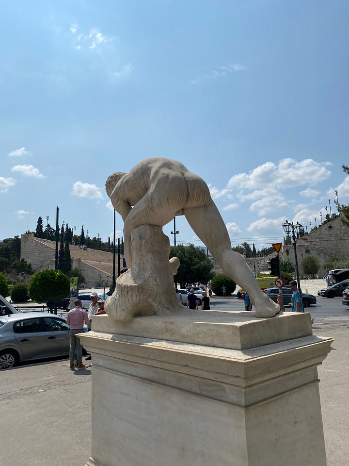 ancient statue butts