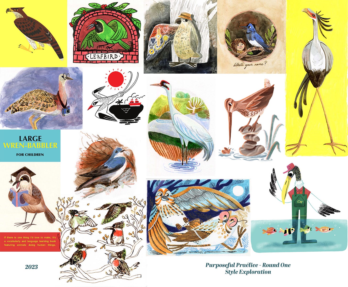 kayla stark illustration purposeful practice challenge round one compilation