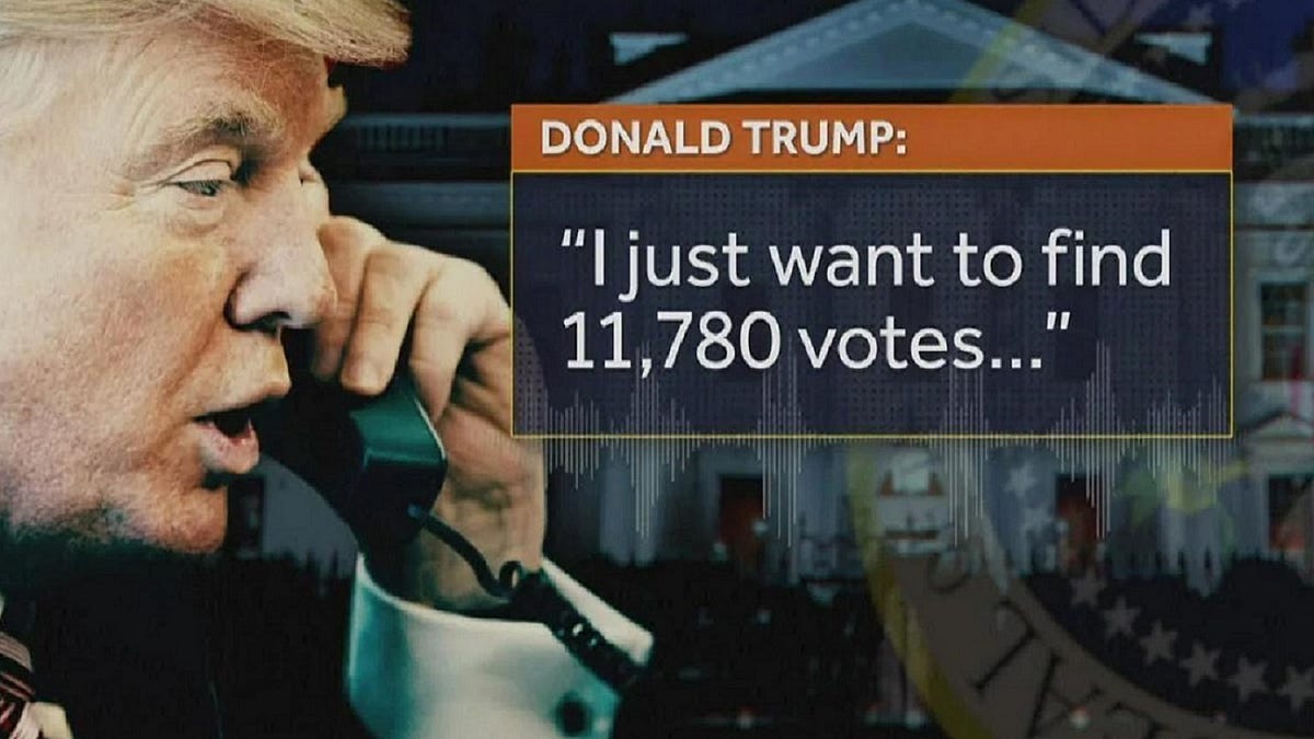 Warning: Donald Trump is still trying to find those 11,780 votes