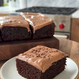 Melt-in-Your-Mouth Chocolate Snack Cake