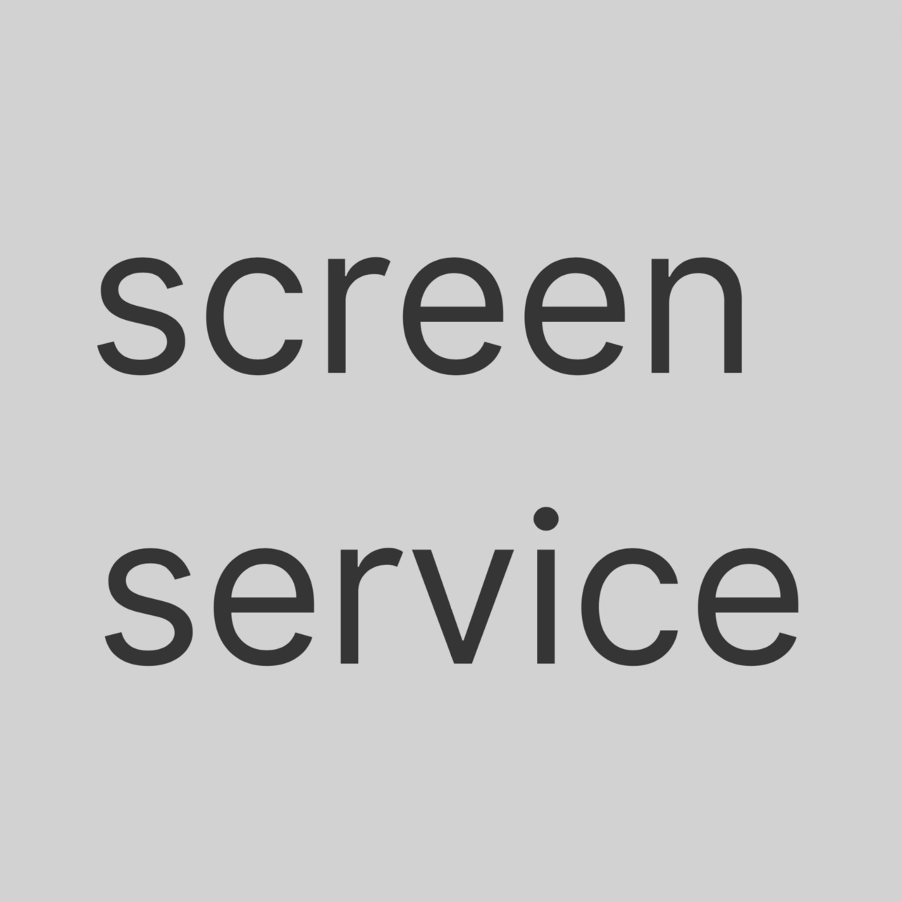 screen service