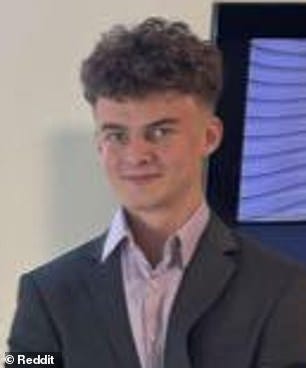 The youngest of Musk's elite squad Edward Coristin is just 19 and a student at Northeastern University in Boston