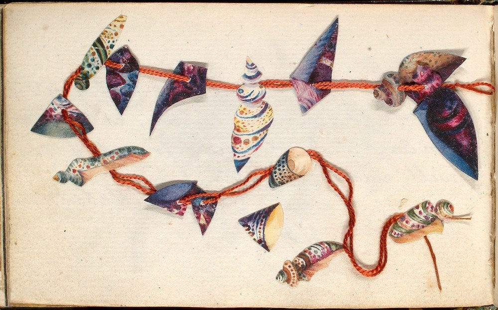 colagem analógica, é uma folha de papel com alguma textura, que parece envelhecido. um fio vermelho tem pedaços de papel colorido e estampado que o atravessam como contas de um colar, fazendo um formato sinuoso na folha colagem analógica, é uma folha de papel com alguma textura, que parece envelhecido. um fio vermelho tem pedaços de papel colorido e estampado que o atravessam como contas de um colar, fazendo um formato sinuoso na folha