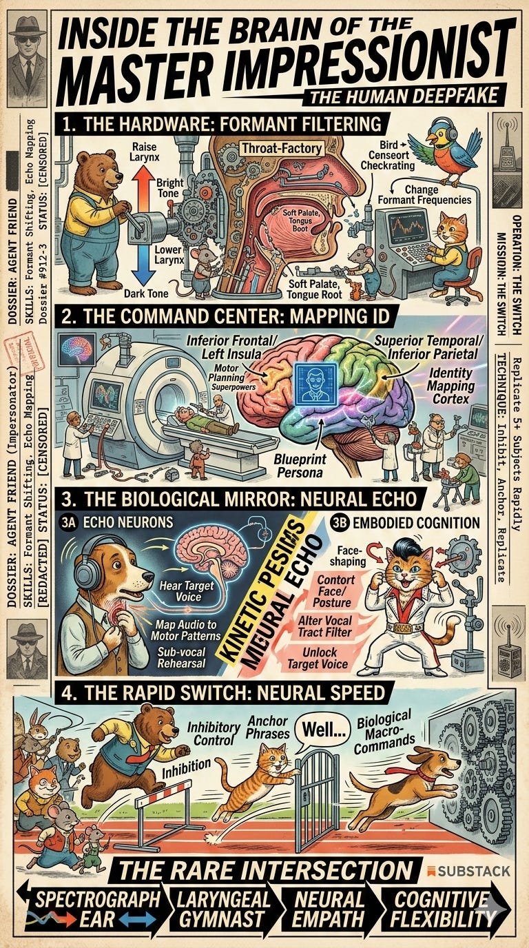 The Human Deepfake: Inside the Brain of the Master Impressionist