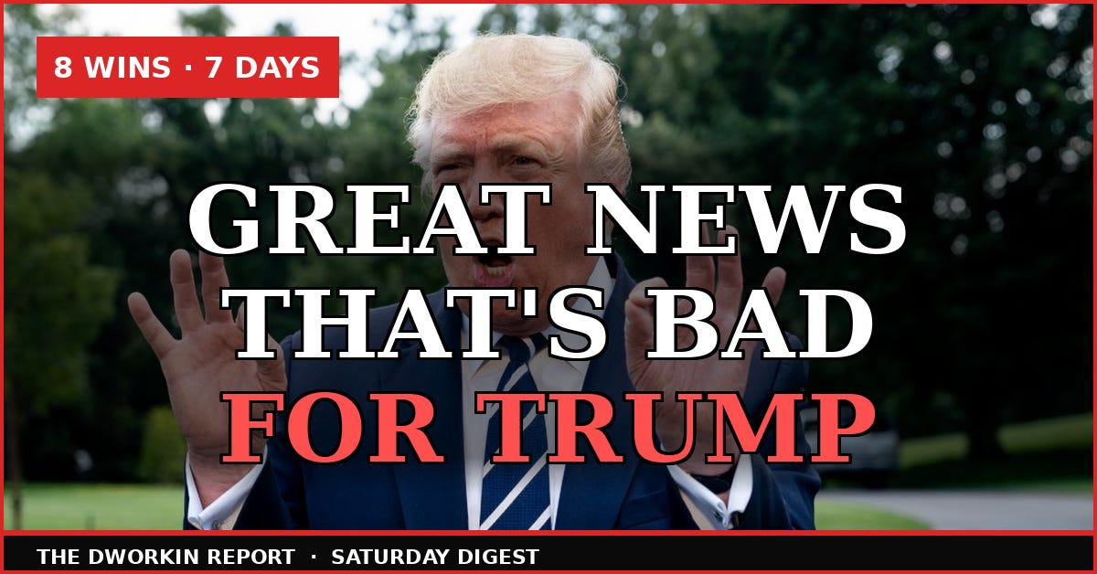 Roundup: Great News That’s Bad For Trump