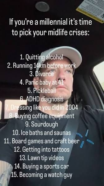 Midlife Crisis Memes And Humor Midlife Crisis Memes And Humor