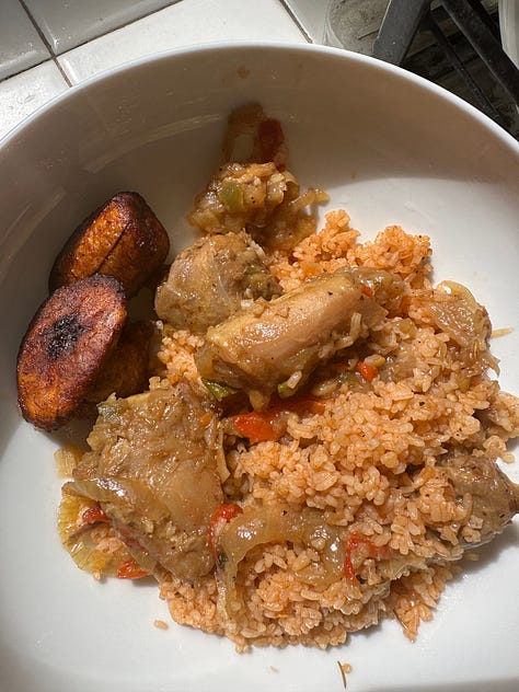 Enchiladas and pupusas. Al pastor and carne asada tacos. Jollof rice with stew and plantains, the correct way.