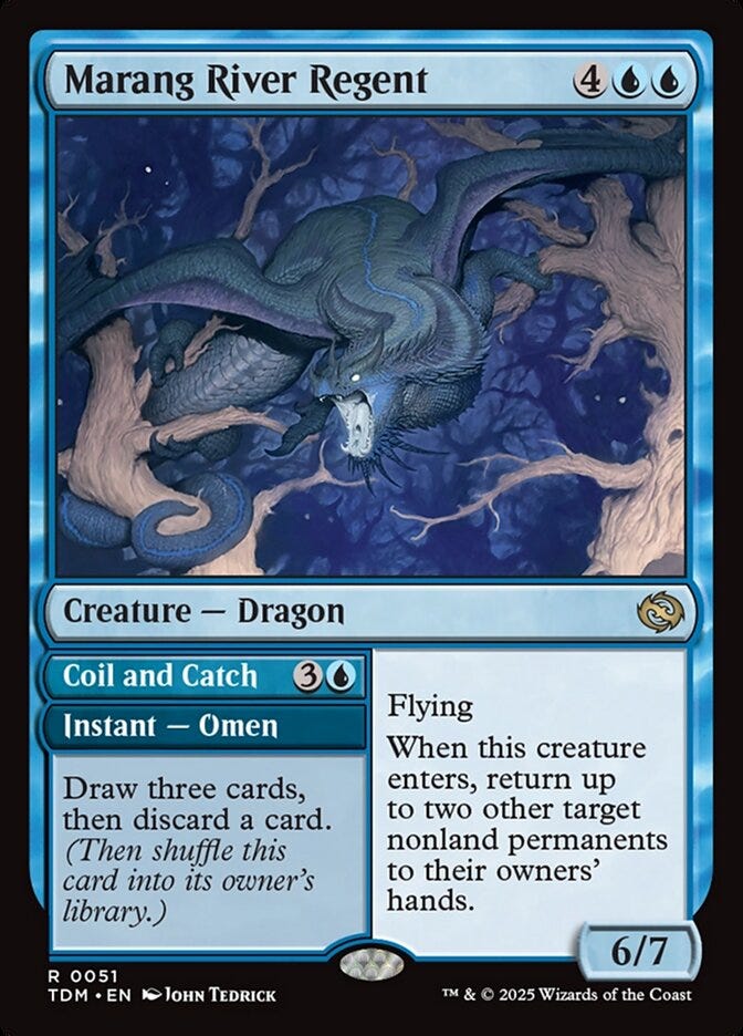 Marang River Regent // Coil and Catch (Tarkir: Dragonstorm #51)