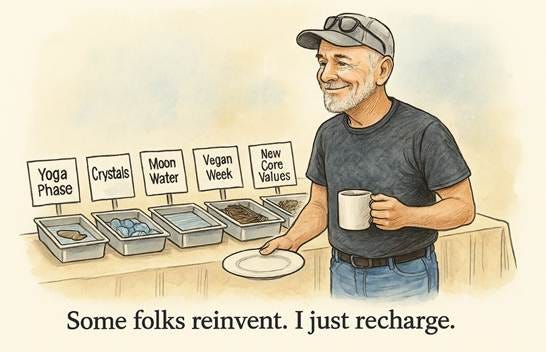 A person holding a plate and a mug

AI-generated content may be incorrect.