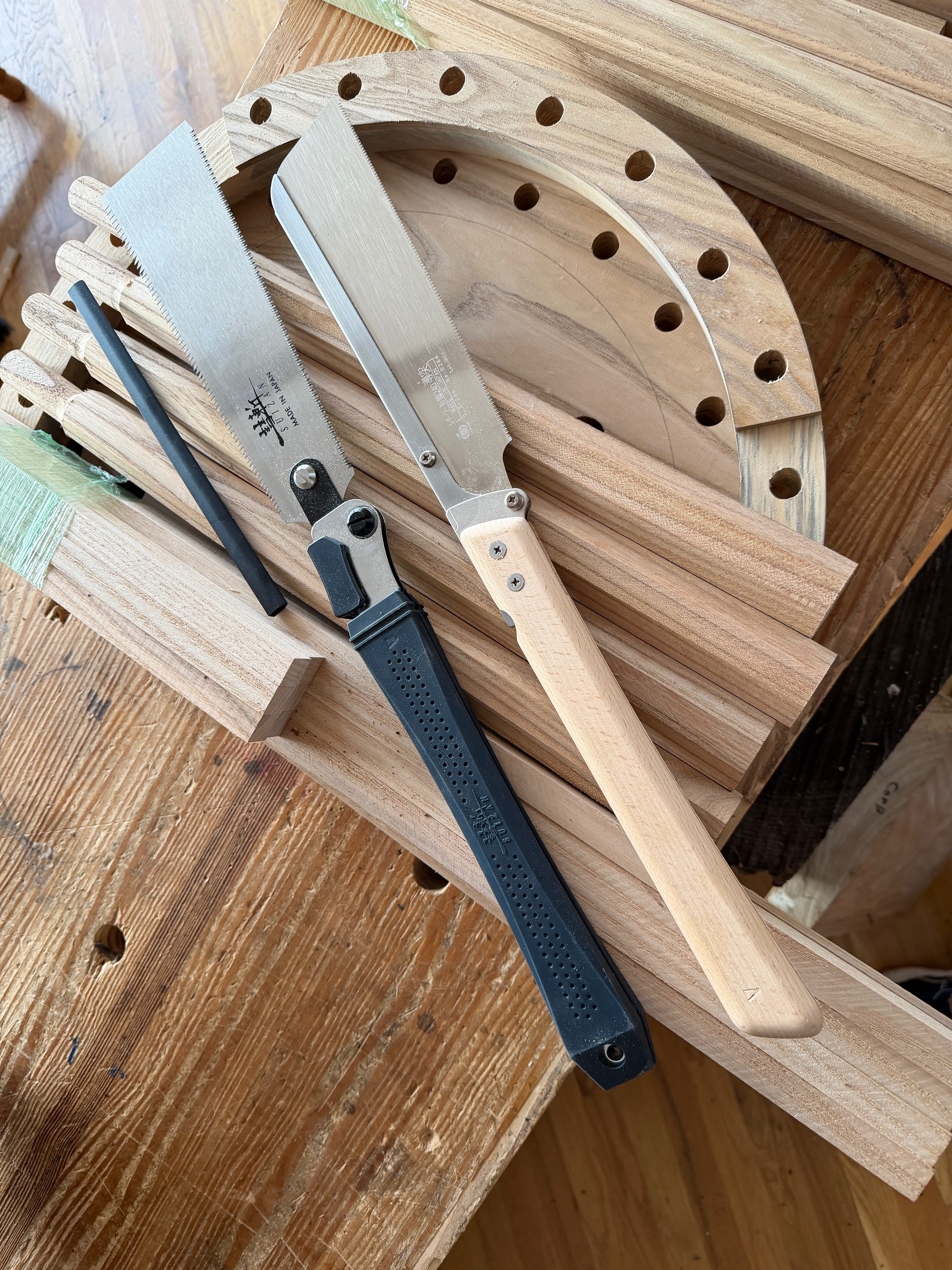 Folding Joinery Saws for Travel - by Christopher Schwarz