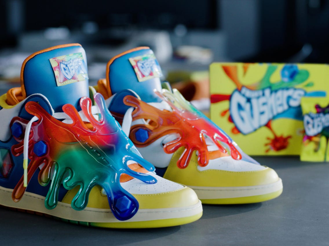 Gushers drops one-of-a-kind designer sneaker available exclusively ...
