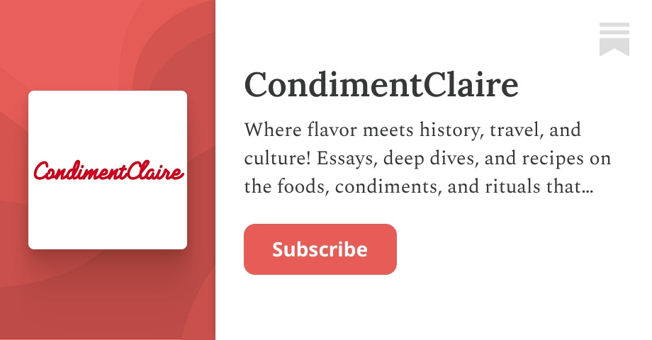CondimentClaire | Substack