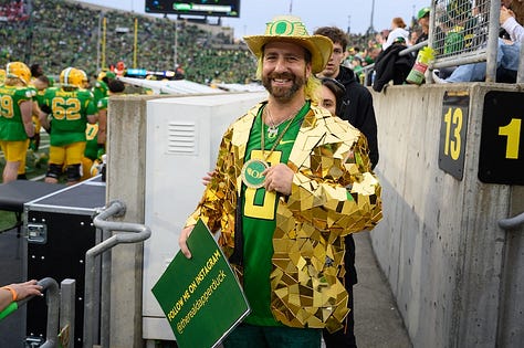 59,245 fans showed up on Saturday. (Photos: Tim Healy)