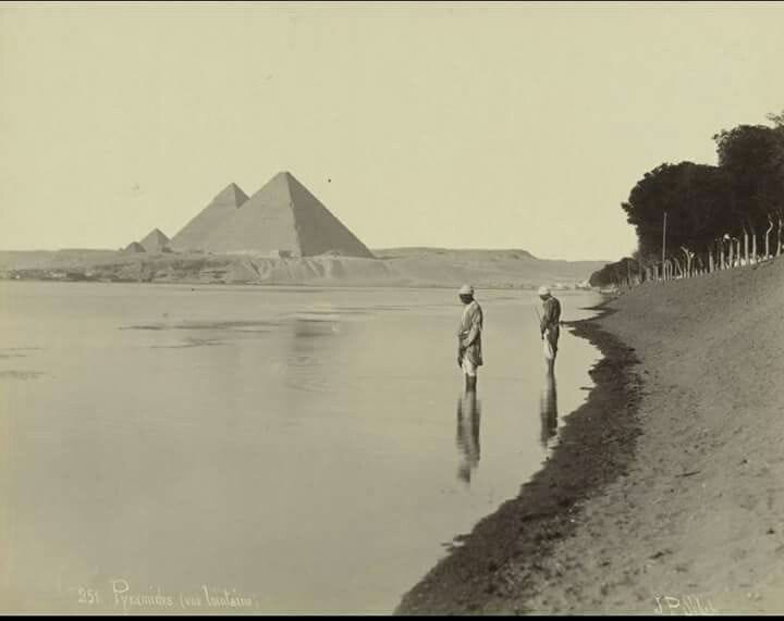 this picture was taken 1888 during the flood of the Nile river Source Egypt  Old History | Ancient egypt, Egypt, Nile river
