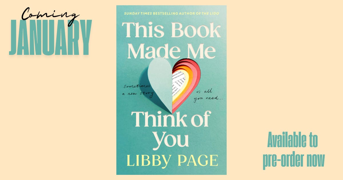 Introducing my next book - Off the Page by Libby Page
