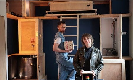 Jess et Matt Turle, fondateurs du Musée des Sans-Abris Jess et Matt Turle, fondateurs du Musée des Sans-Abris