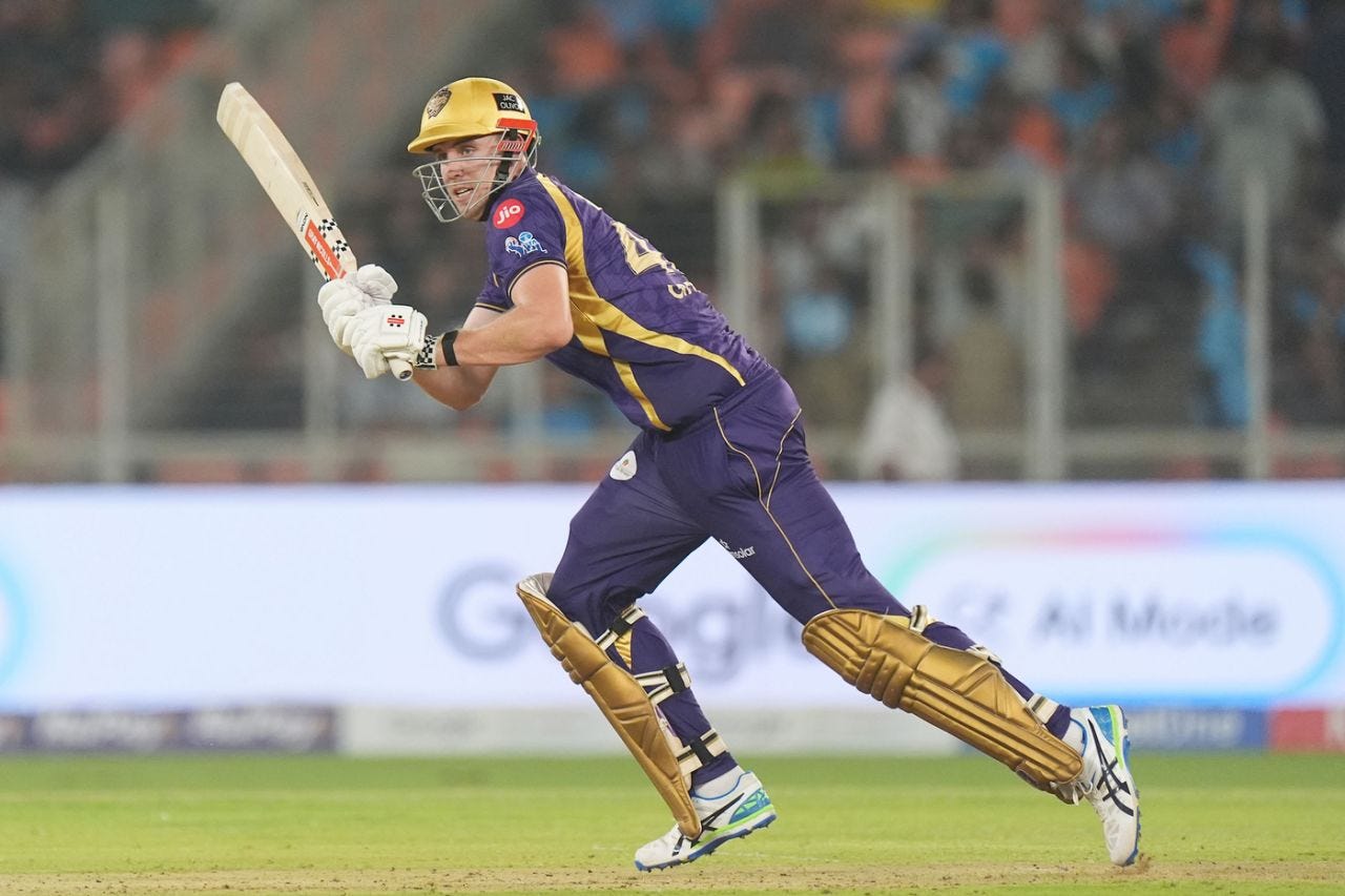 Cameron Green started hitting big boundaries, Gujarat Titans vs Kolkata Knight Riders, IPL 2026, Ahmedabad, April 17, 2026 Cameron Green started hitting big boundaries, Gujarat Titans vs Kolkata Knight Riders, IPL 2026, Ahmedabad, April 17, 2026