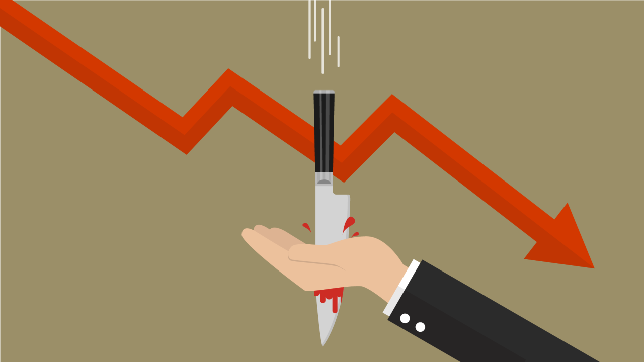 Income investors don't need to catch falling knives
