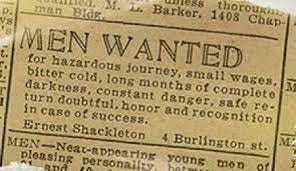 Shackleton Probably Never Took Out an Ad Seeking Men for a Hazardous  Journey | Smithsonian