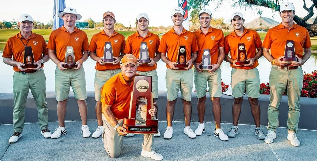 NCAA GOLF: JUN 01 2022 NCAA Men’s Golf Championship - Texas vs Arizona State NCAA GOLF: JUN 01 2022 NCAA Men’s Golf Championship - Texas vs Arizona State