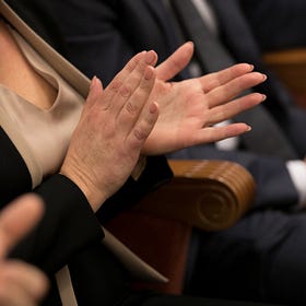 The applause that disrupted nothing — yet still led to an arrest