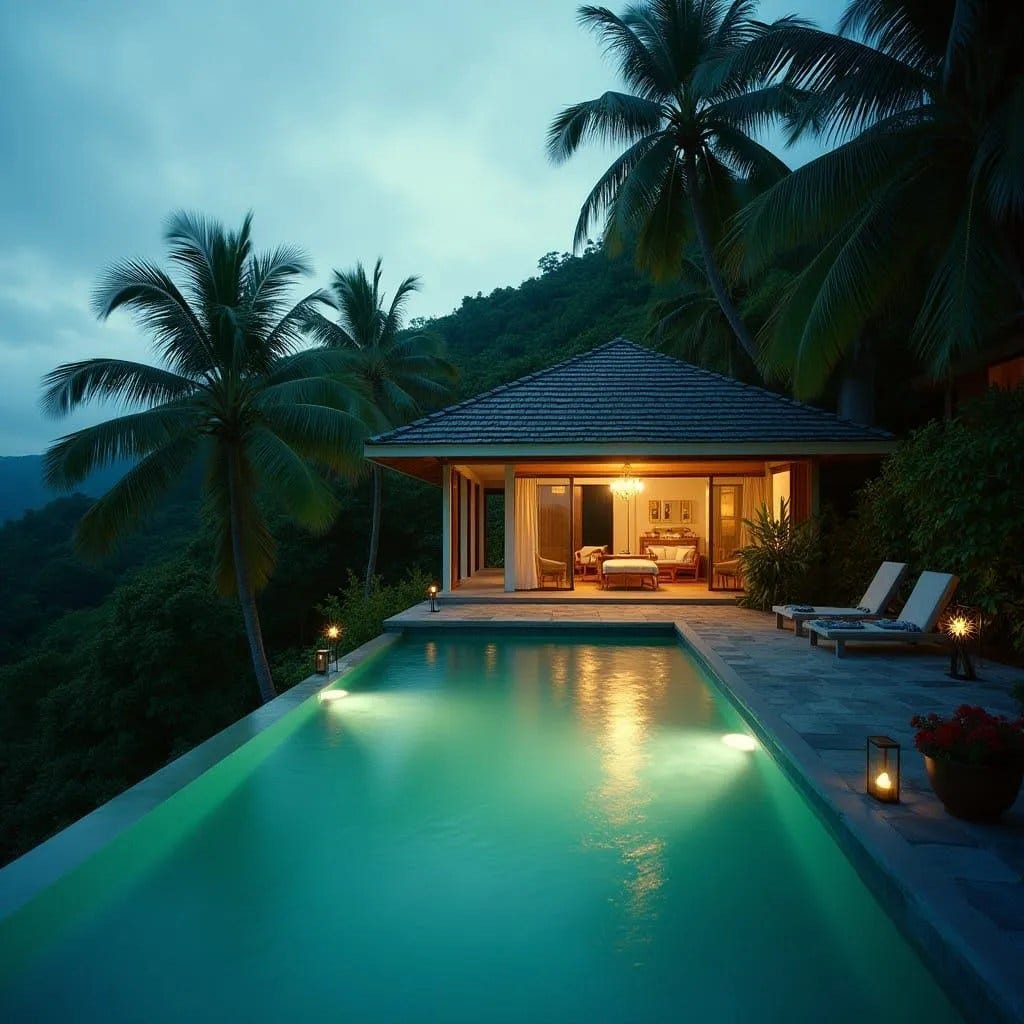 Hillside Pool Pavilion