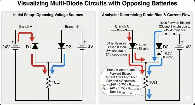 Physics Notes: Mastering Diode Circuit Analysis