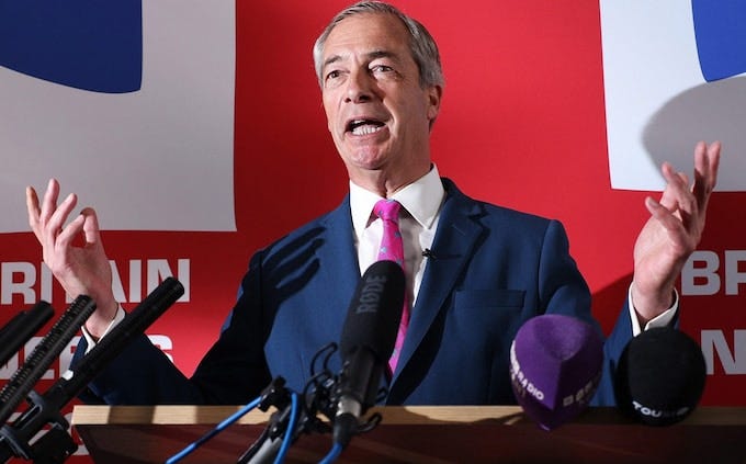 Nigel Farage hints that he could be willing to make election pact with  Tories
