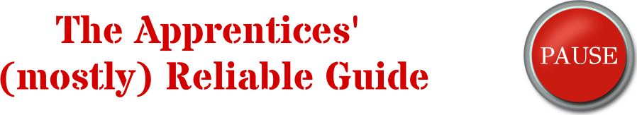 The Apprentices' (mostly) Reliable Guide