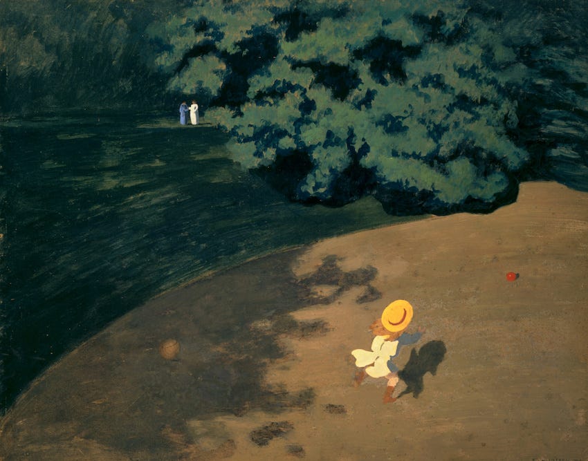 Félix Vallotton, The Ball (Le Ballon), 1899. Musée d'Orsay, Paris. Félix Vallotton, The Ball (Le Ballon), 1899. Musée d'Orsay, Paris.