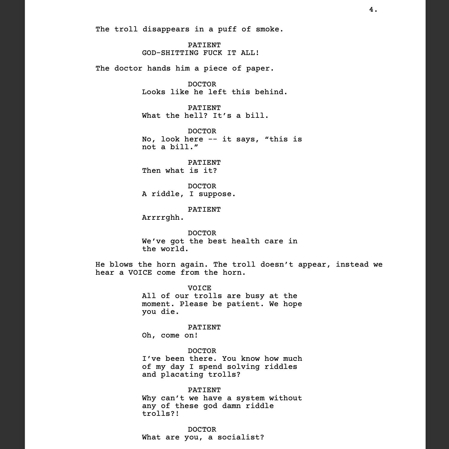 Handwritten Rough Draft Turning a Blank Page into a Rough Draft - by Mike Trapp