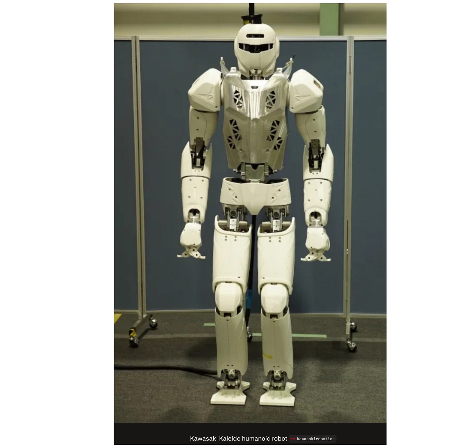 Kawasaki's Humanoid Robot Transformation