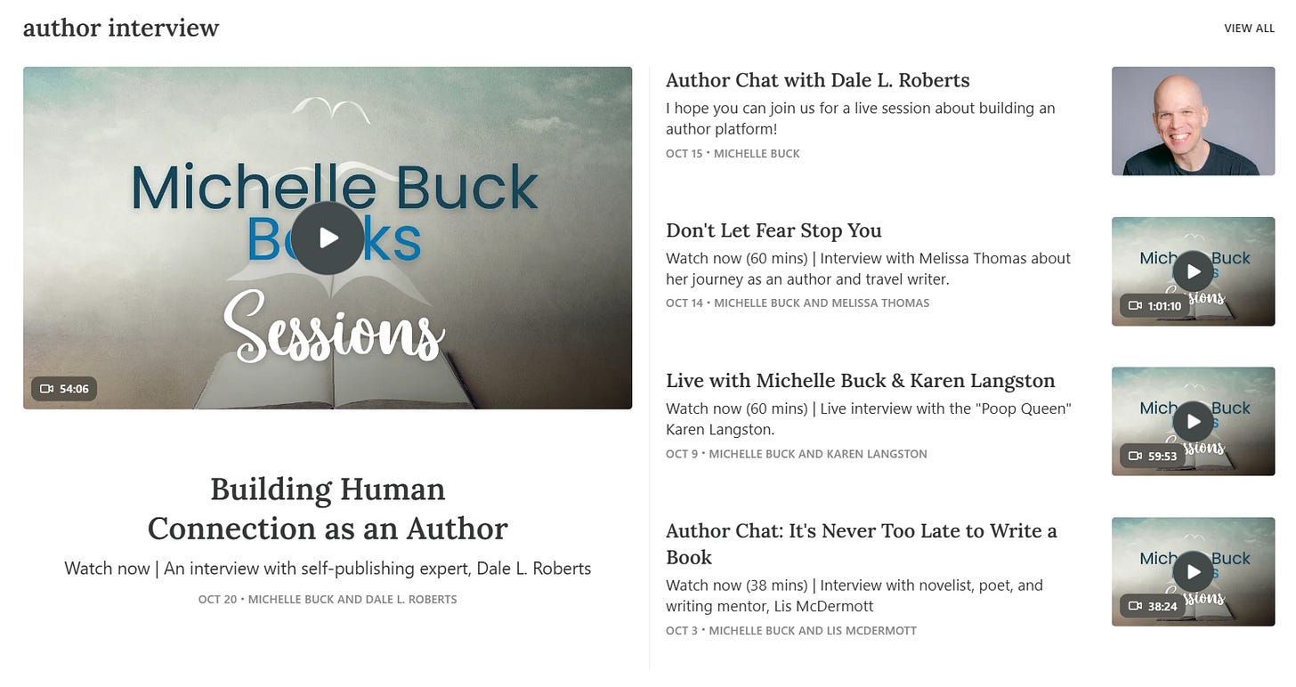 screenshot of the featured grid display screenshot of the featured grid display
