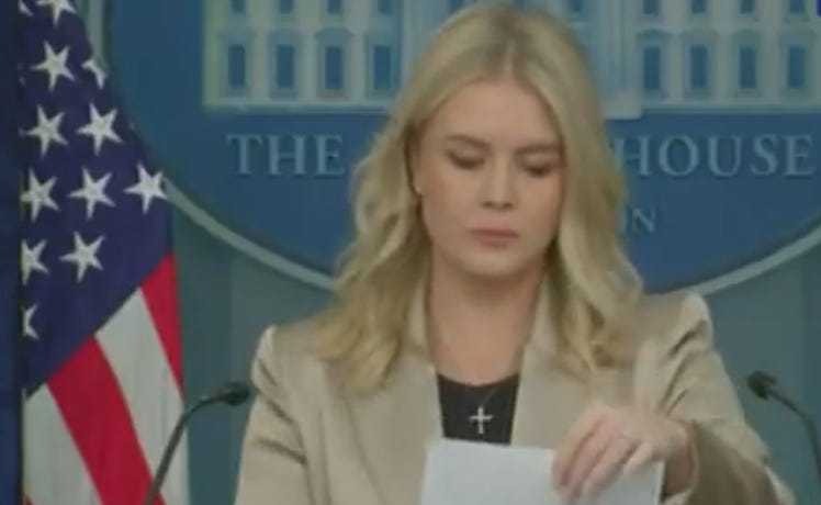 Karoline Leavitt Tried To Defend Trump's Shutdown And It Was A Disaster