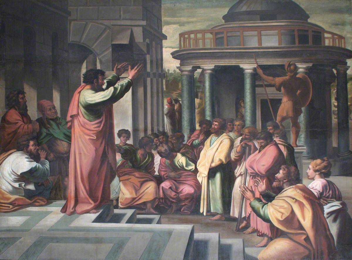 Paul The Apostle Preaching