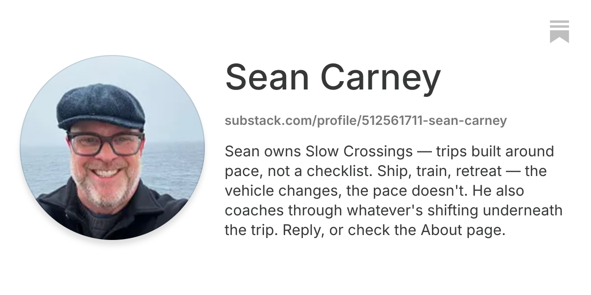 Sean Carney | Substack
