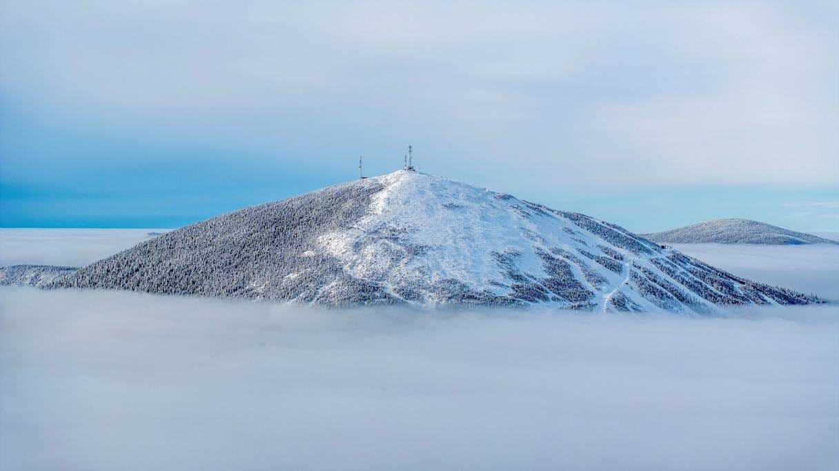 Sugarloaf Mountain Summit winter