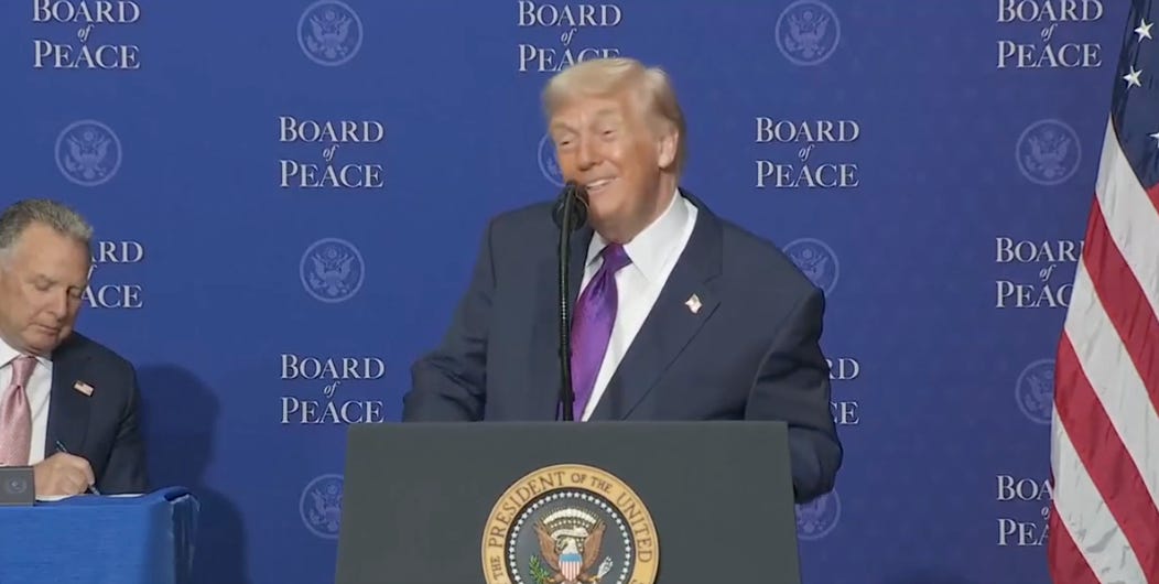 Trump ‘Board Of Peace’ Recap: He's Not Attracted To Young Men, Only Young Women!