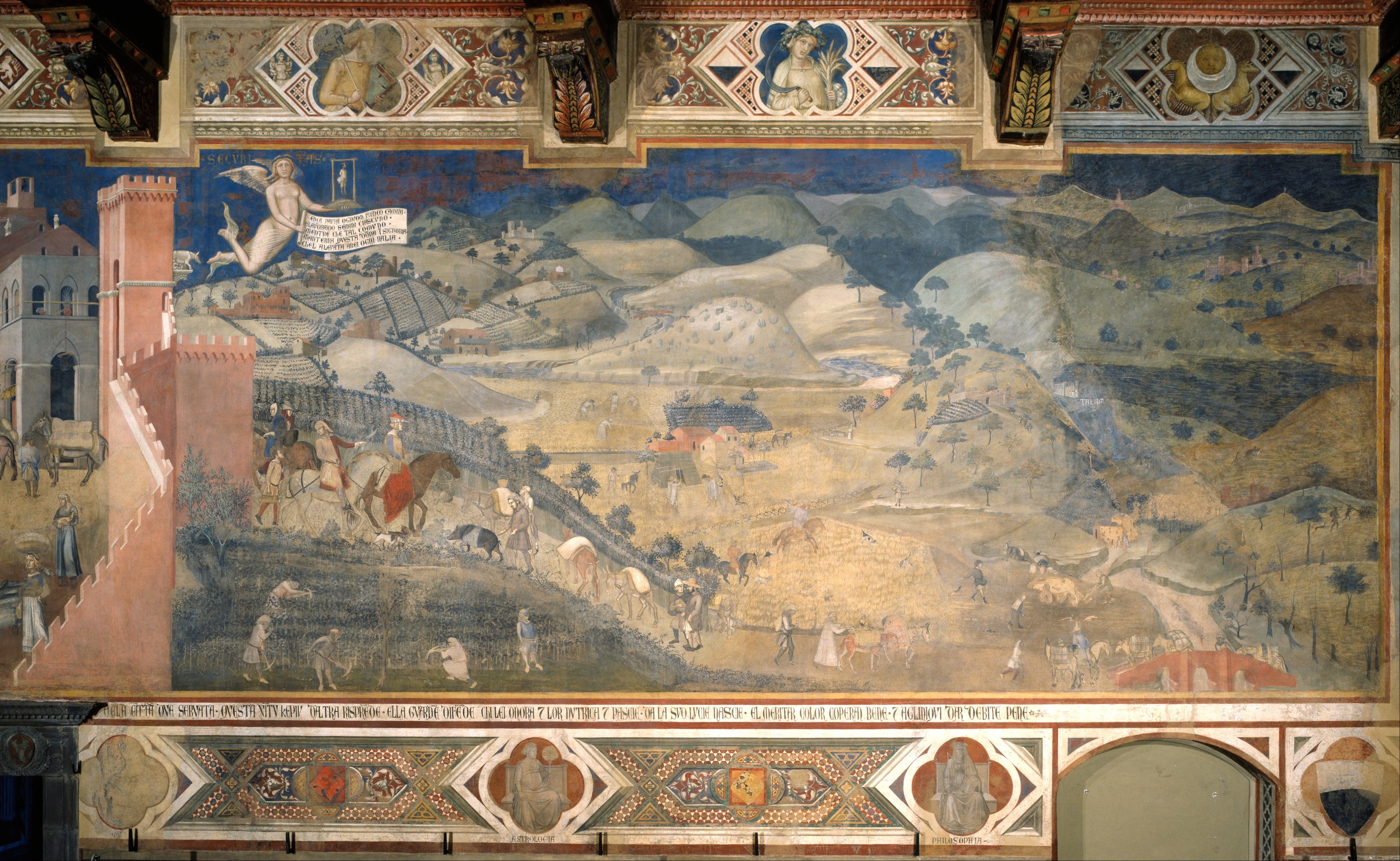 'The Allegory of Good and Bad Government' (A. Lorenzetti): Why these ...