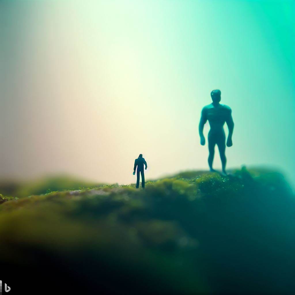 Scale is the enemy here. Human beings don't live at scale. We live in this little thing.