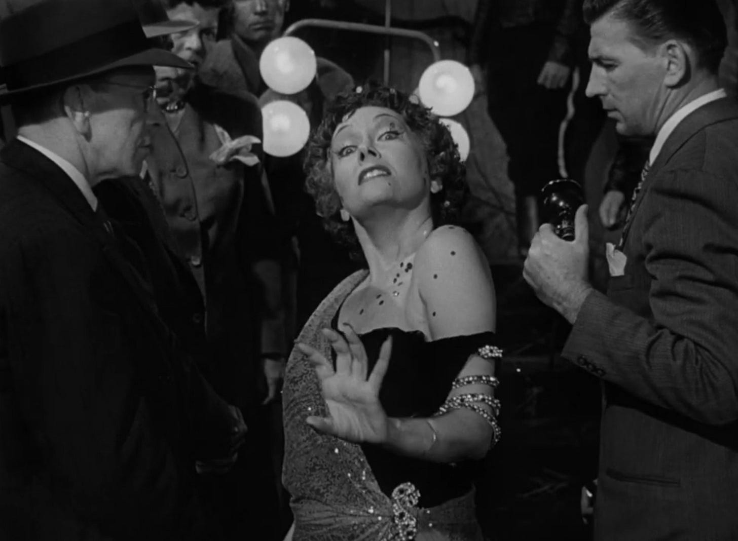 Gloria Swanson at the end of 'Sunset Boulevard.' Gloria Swanson at the end of 'Sunset Boulevard.'
