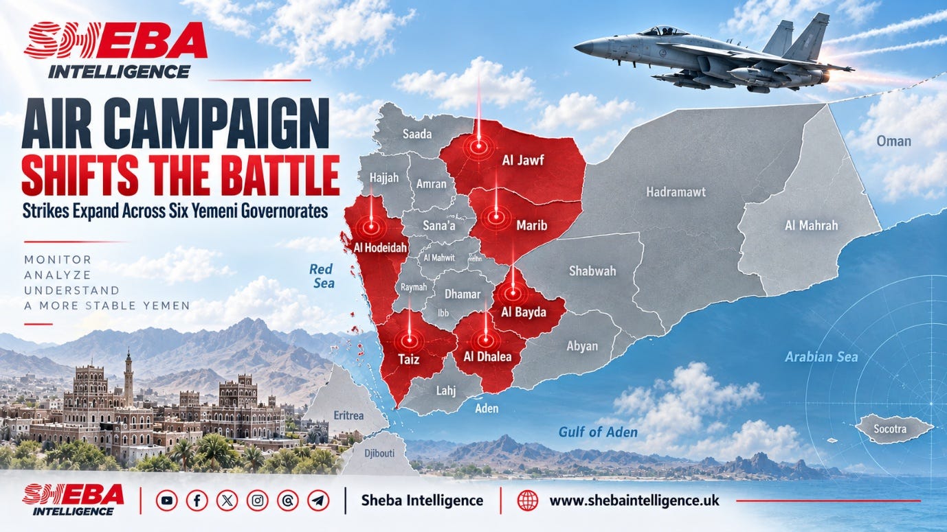 Expanded Air Campaign Halts Houthi Advance and Shifts Pressure to Rear Bases Expanded Air Campaign Halts Houthi Advance and Shifts Pressure to Rear Bases