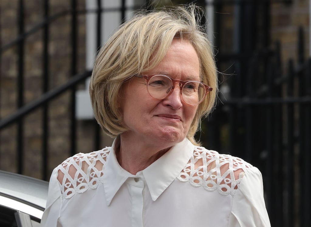 Mairead McGuinness said she is feeling good now but felt very weak at the time she decided to withdraw from the presidential election race. Photograph: Alan Betson